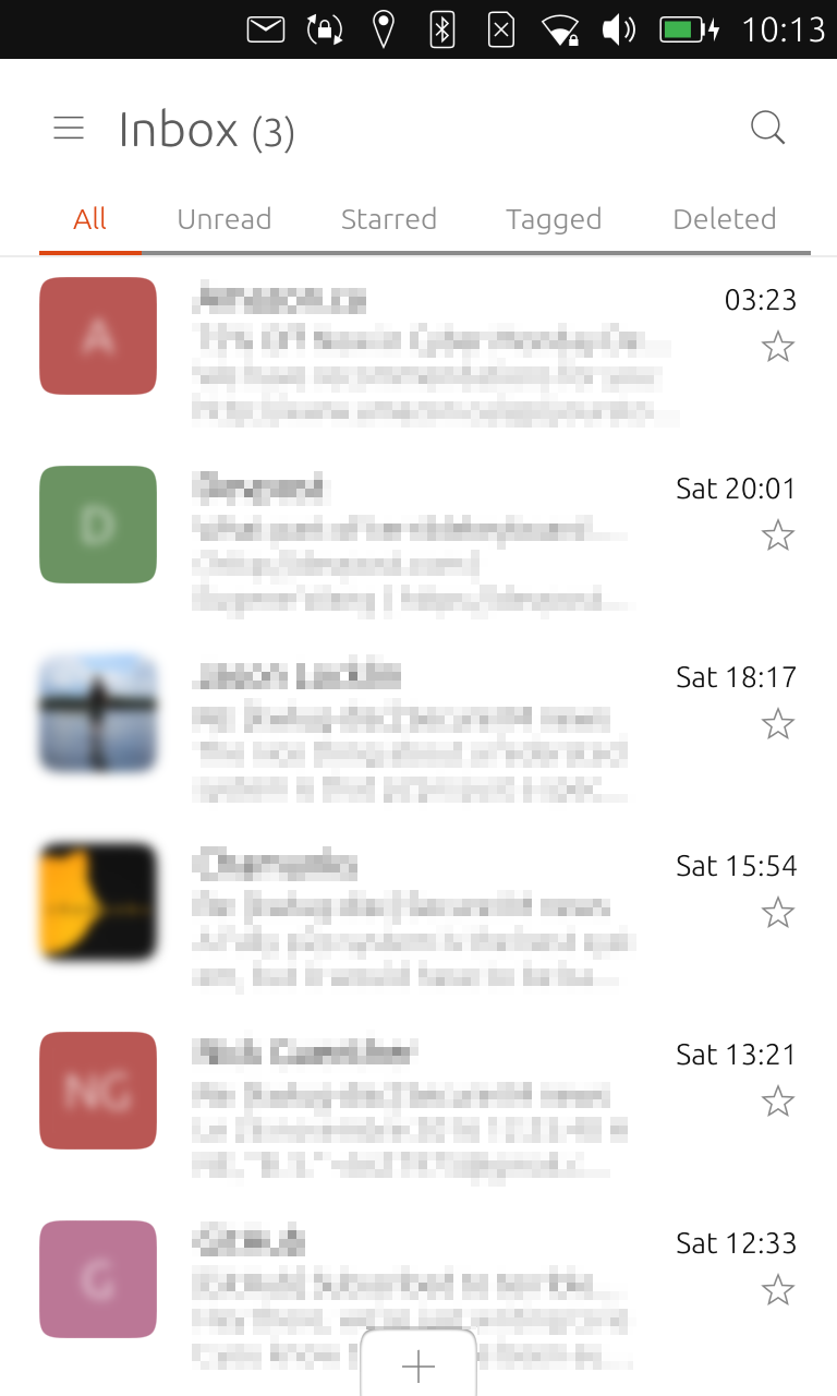 Dekko - Ubuntu Touch mail client